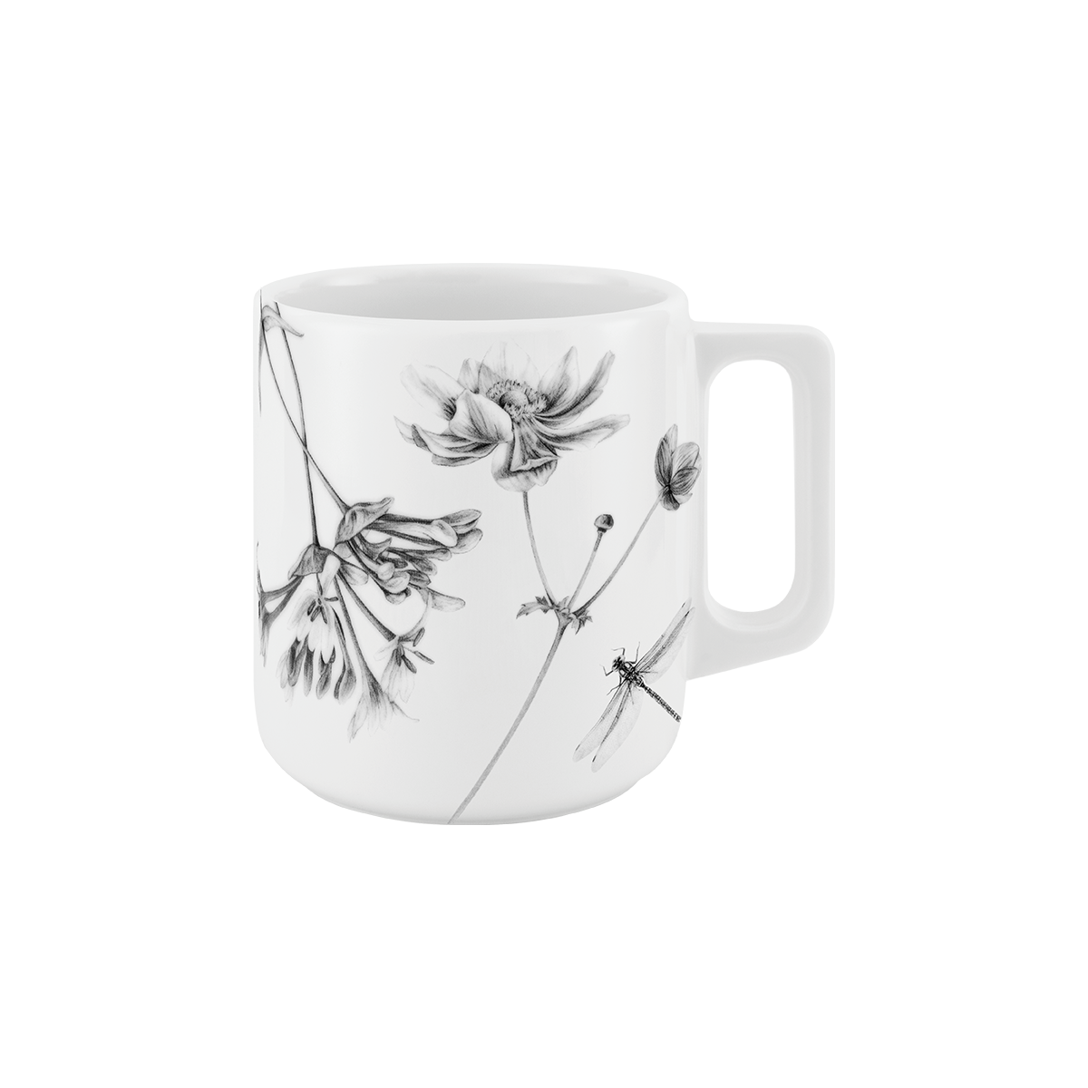 becher mit henkel 370 . im garten .