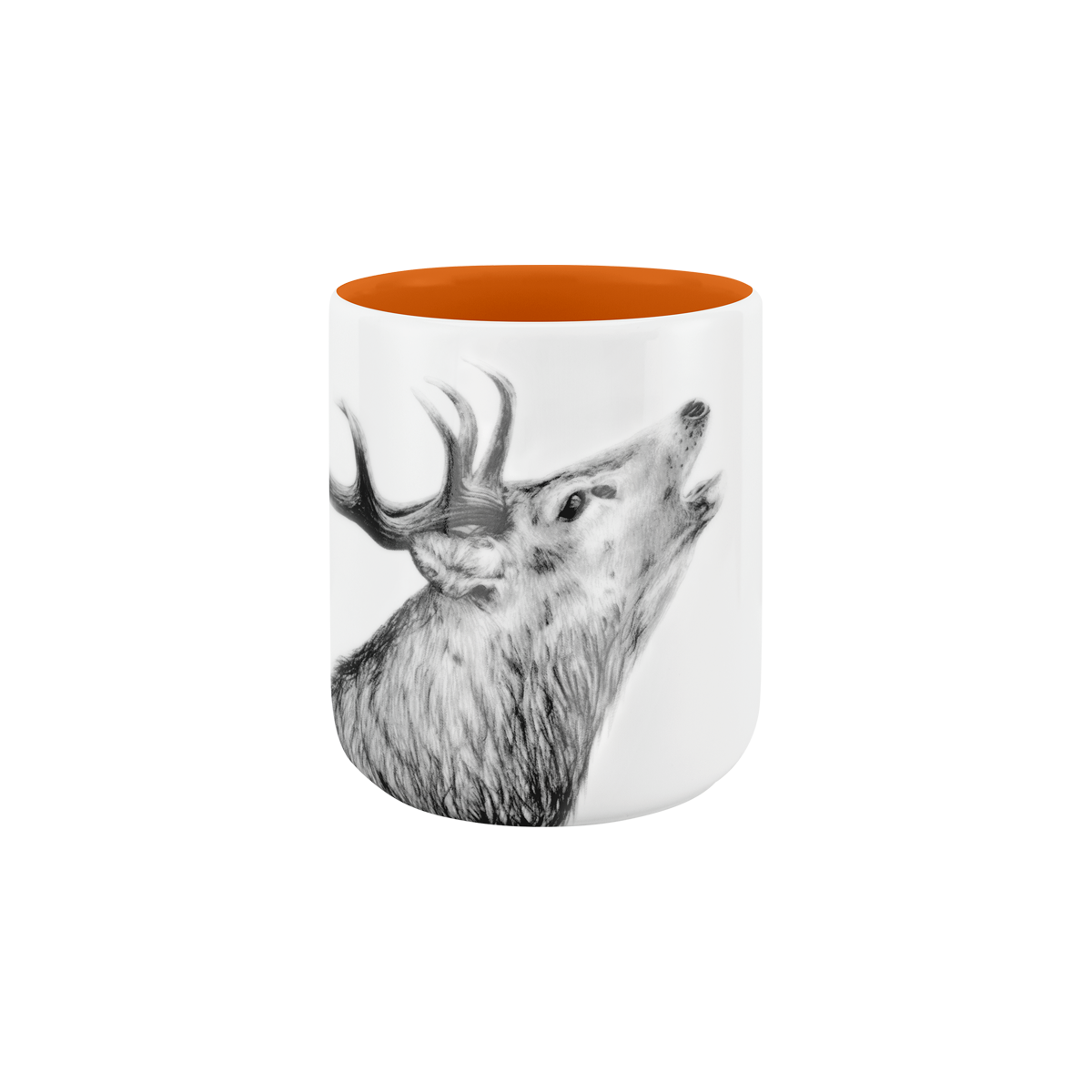 becher ohne henkel 370 . innen farbig . hirsch .