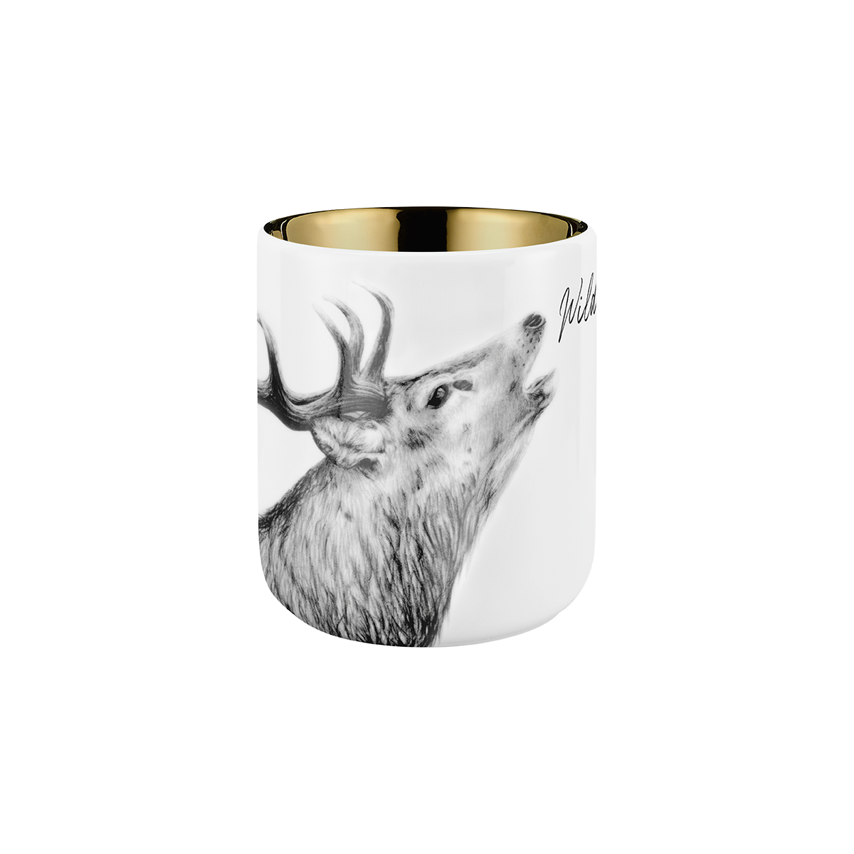 becher ohne henkel 370 . hirsch wildes fest . rauschgoldengel .