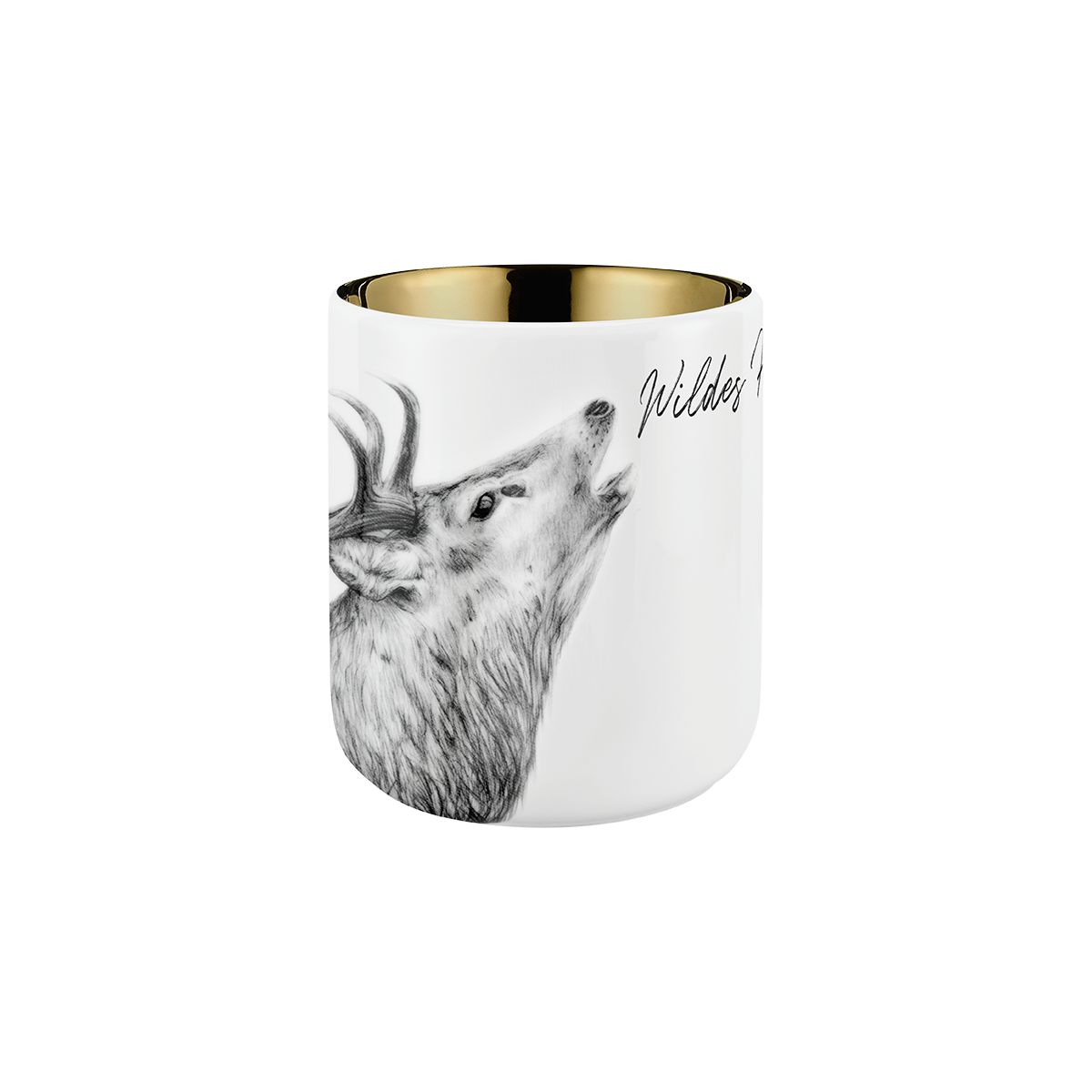 becher ohne henkel 370 . hirsch wildes fest . rauschgoldengel .
