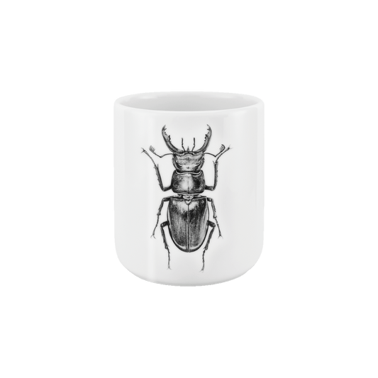 becher ohne henkel . hirschkäfer .