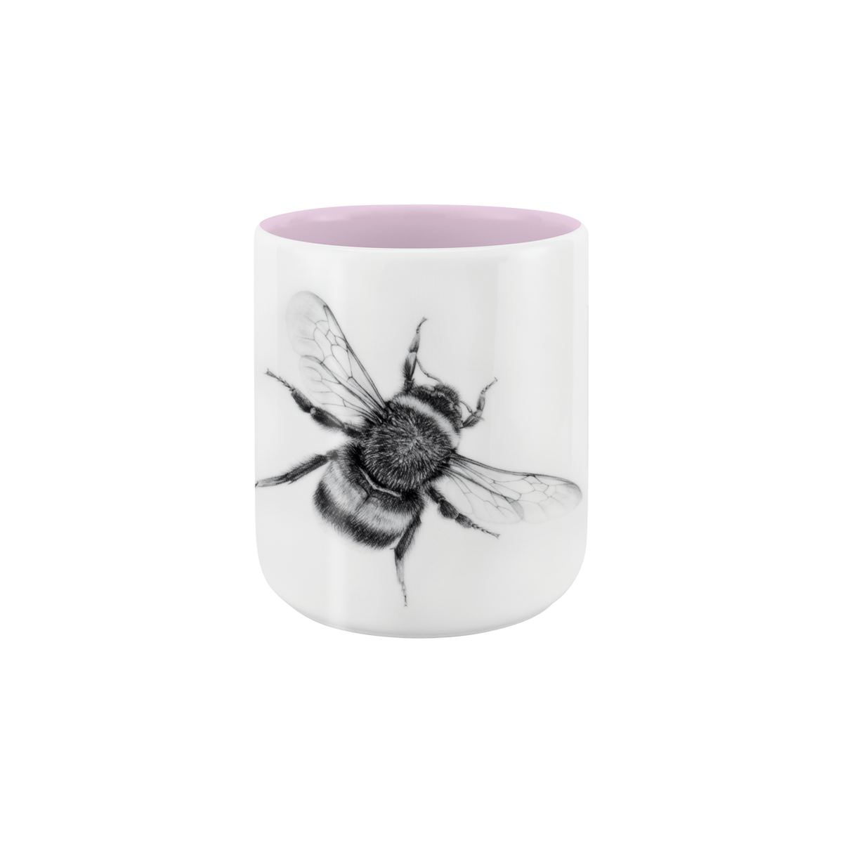 becher ohne henkel . innen farbig . hummel .
