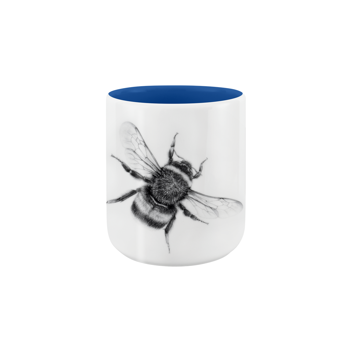becher ohne henkel . innen farbig . hummel .