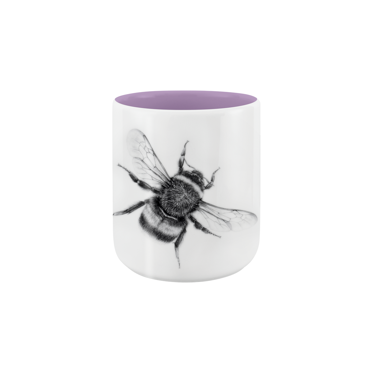 becher ohne henkel . innen farbig . hummel .