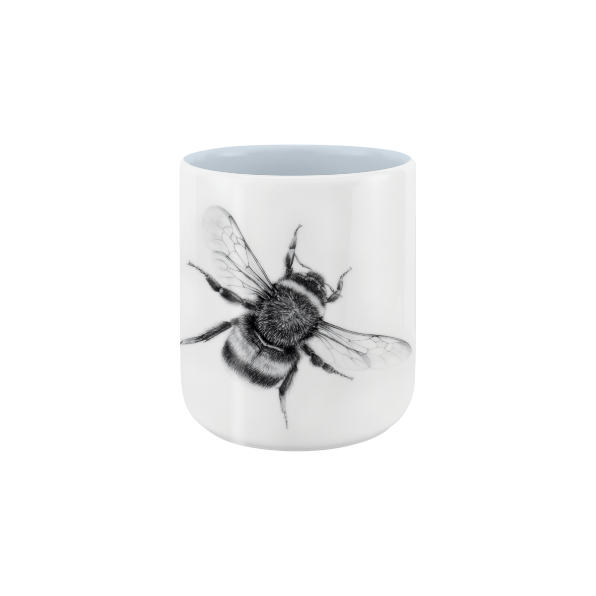 becher ohne henkel . innen farbig . hummel .