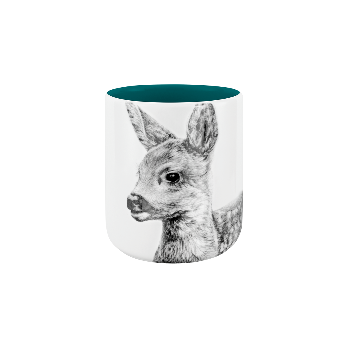 becher ohne henkel . innen farbig . kitz .