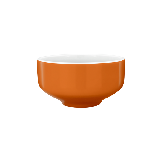 schale 11 . mandarinenschalen . handgespritzt außen .