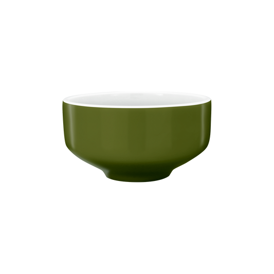 schale 11 . unterm baum . handgespritzt außen .