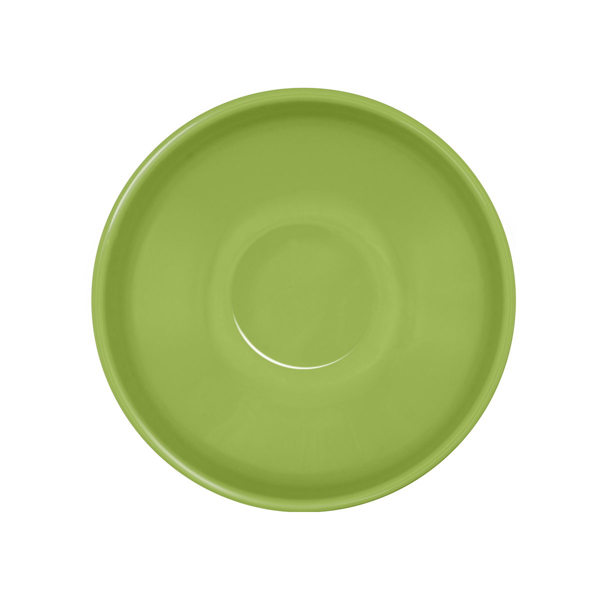 schale 15 . das erste laub . handgespritzt innen .