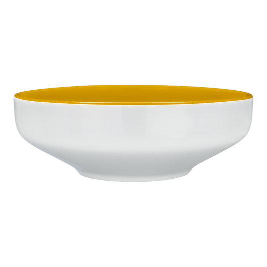 schale 19  . honig im tee . handgespritzt innen .