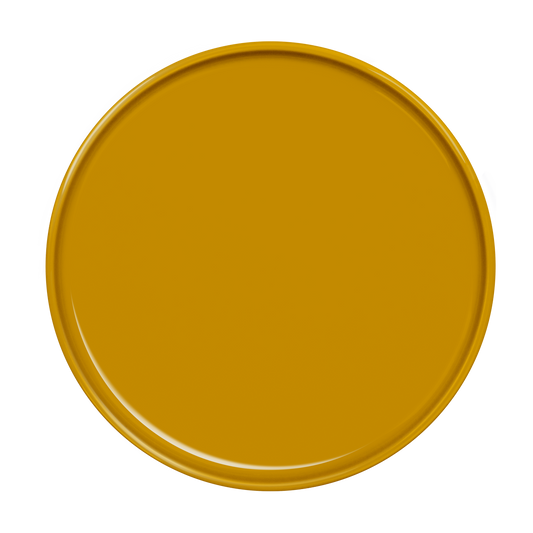 teller 26 . honig im tee . handgespritzt .