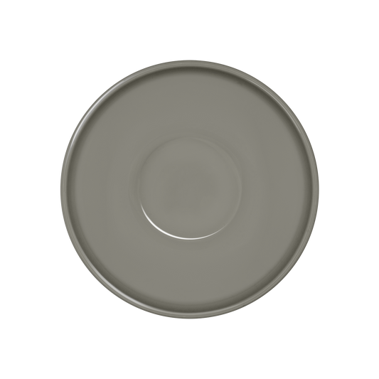 teller 21 tief  . sieht nach regen aus . handgespritzt .