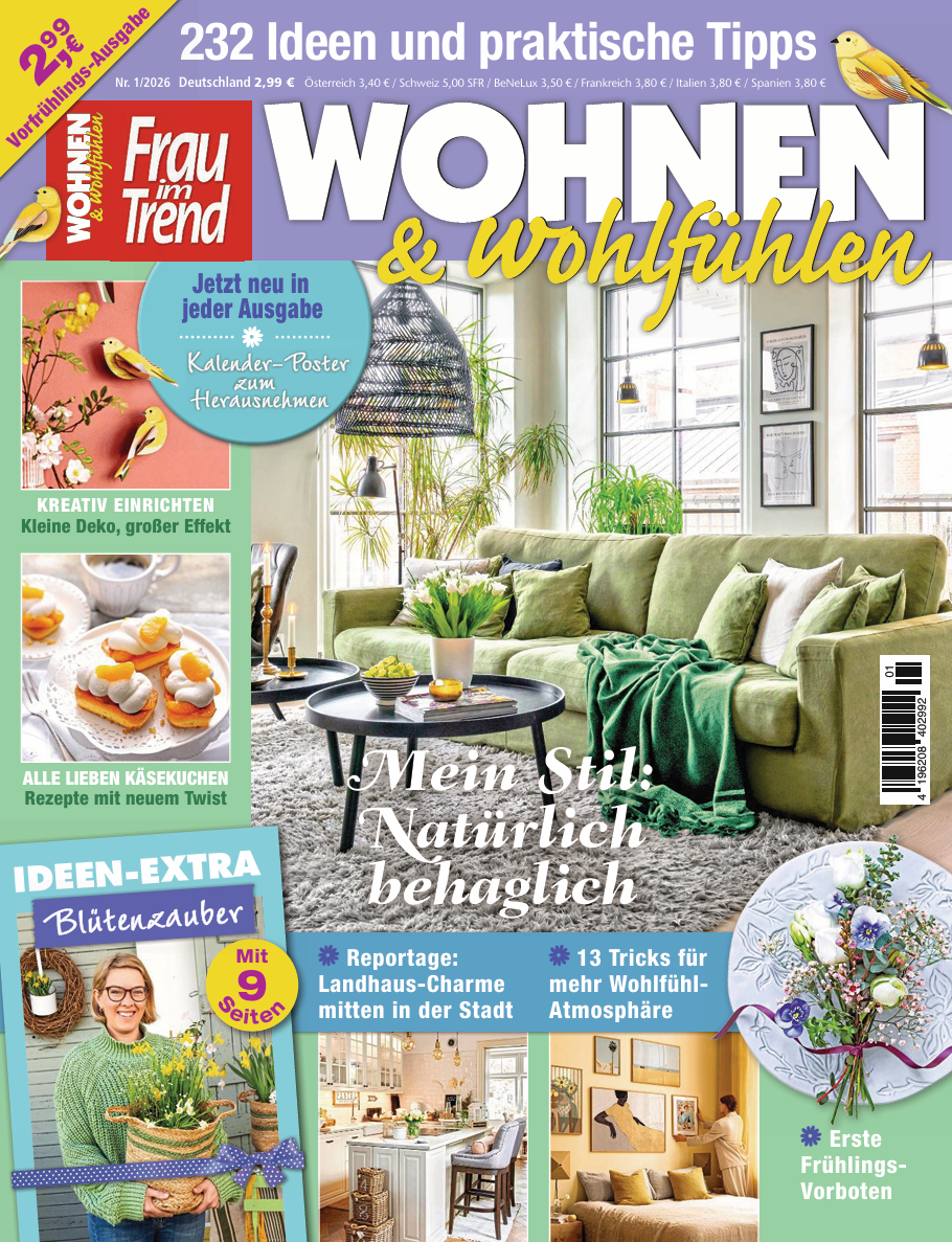 frau im trend wohnen & wohlfühlen