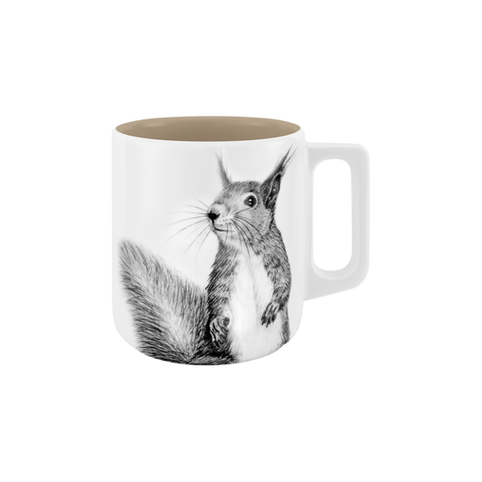 eichhörnchen . zuckersüße mokkatorte .