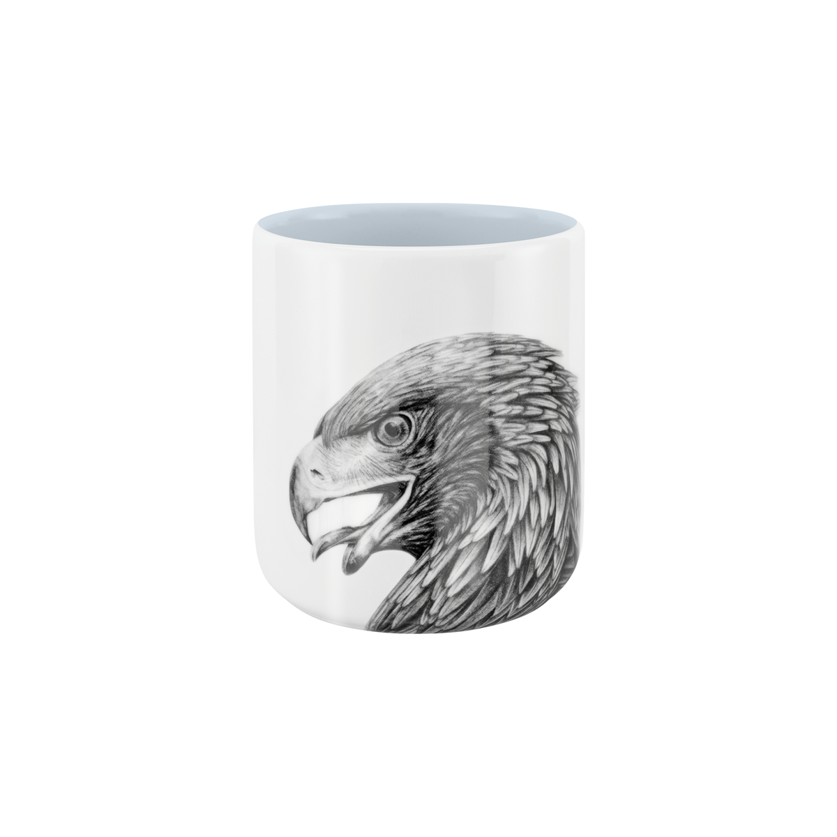 becher ohne henkel 370 . innen farbig . adler .