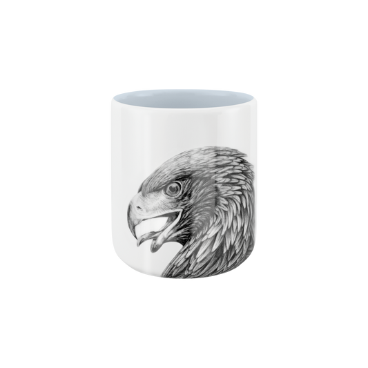 becher ohne henkel 370 . innen farbig . adler .