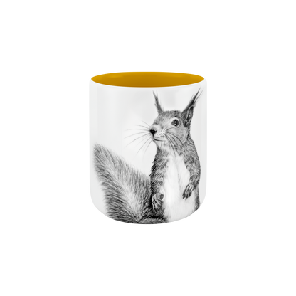 eichhörnchen . honig im tee .