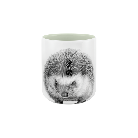 becher ohne henkel 370 . innen farbig . igel .