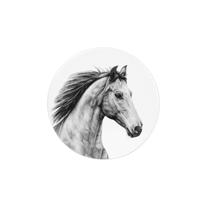 deckel 11 . untersetzer . pferd .
