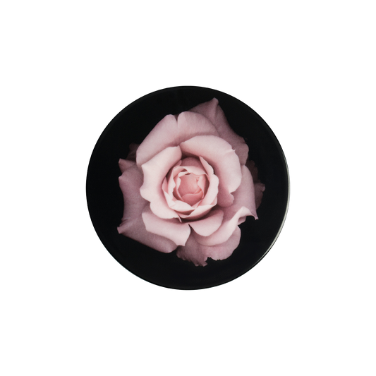 deckel 11 . untersetzer . rose .