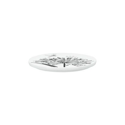 deckel 11 . untersetzer . schmucklilie mit libelle .