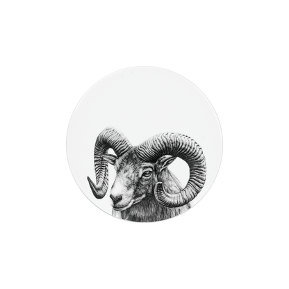 deckel 11 . untersetzer . widder .