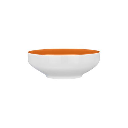 schale 12 . mandarinenschalen . handgespritzt innen .