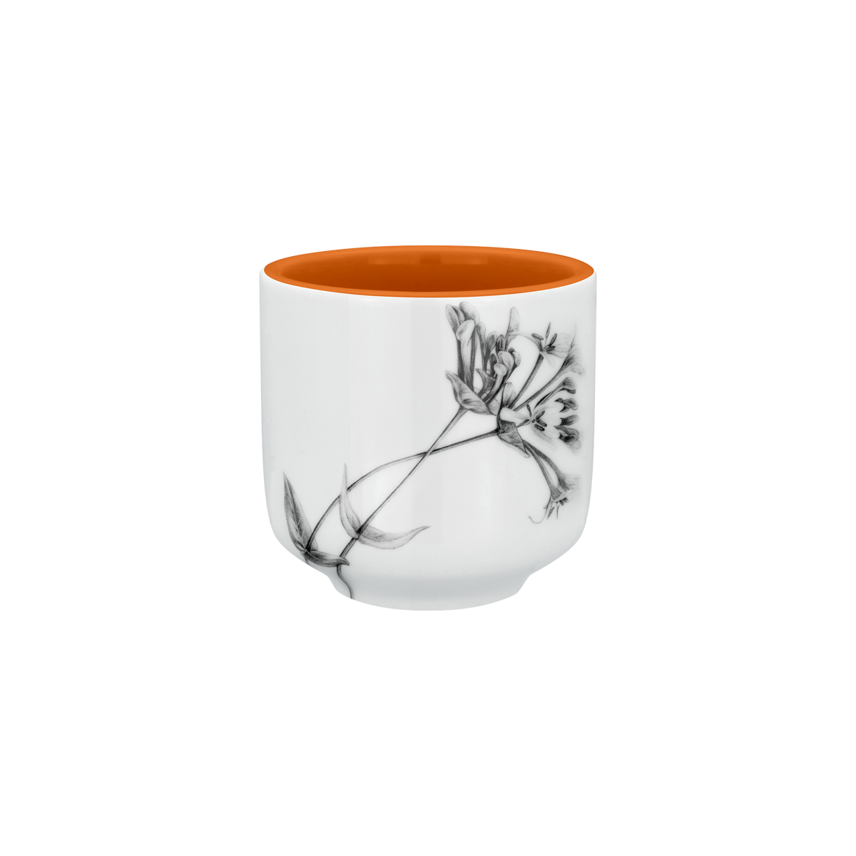 schale 8 . geißblatt . mandarinenschalen .
