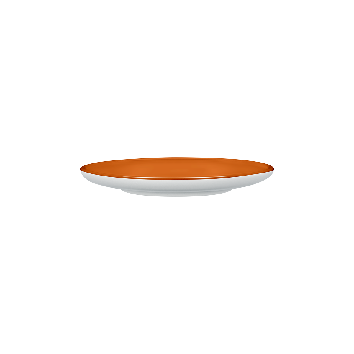teller 17  . mandarinenschalen . handgespritzt .