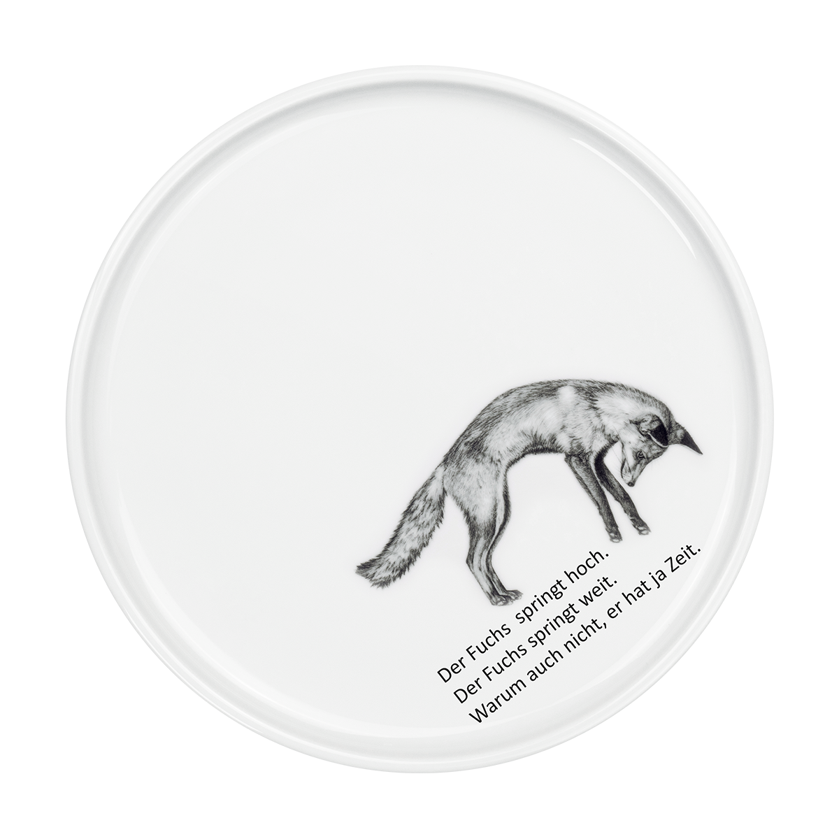 teller 26 . der fuchs springt hoch .
