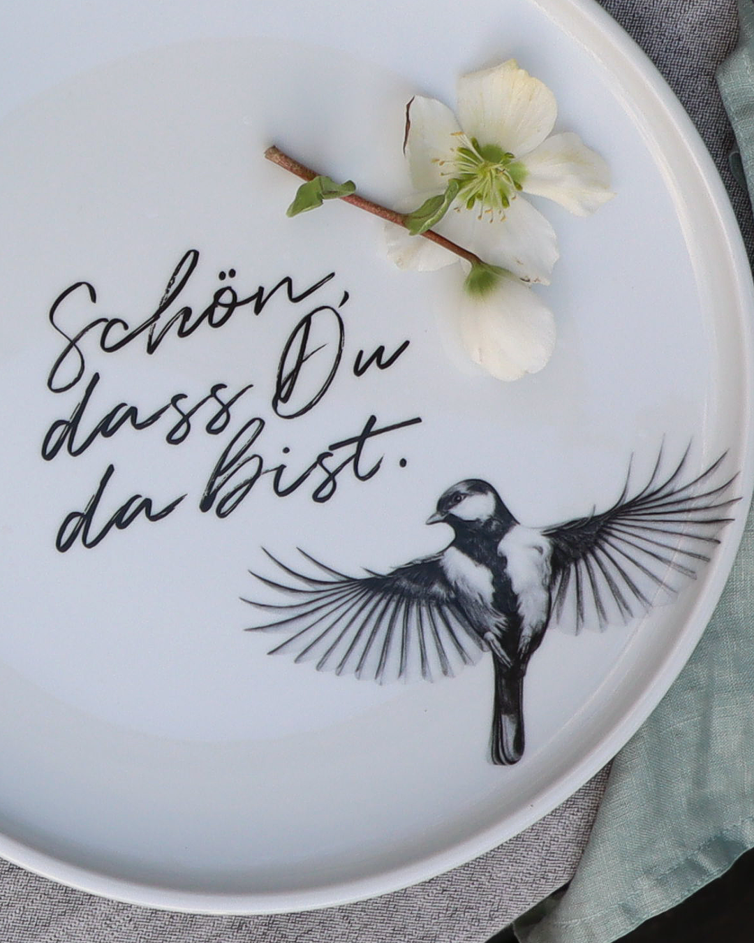 teller 28 . kohlmeise . schön dass du da bist .