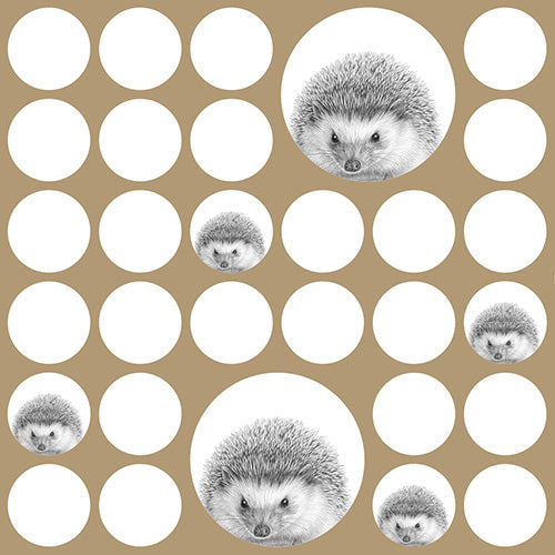 geschenkpapier . igel . zuckersüße mokkatorte . matt